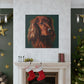 Vibrant Emerald Setter - Canvas