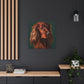 Vibrant Emerald Setter - Canvas