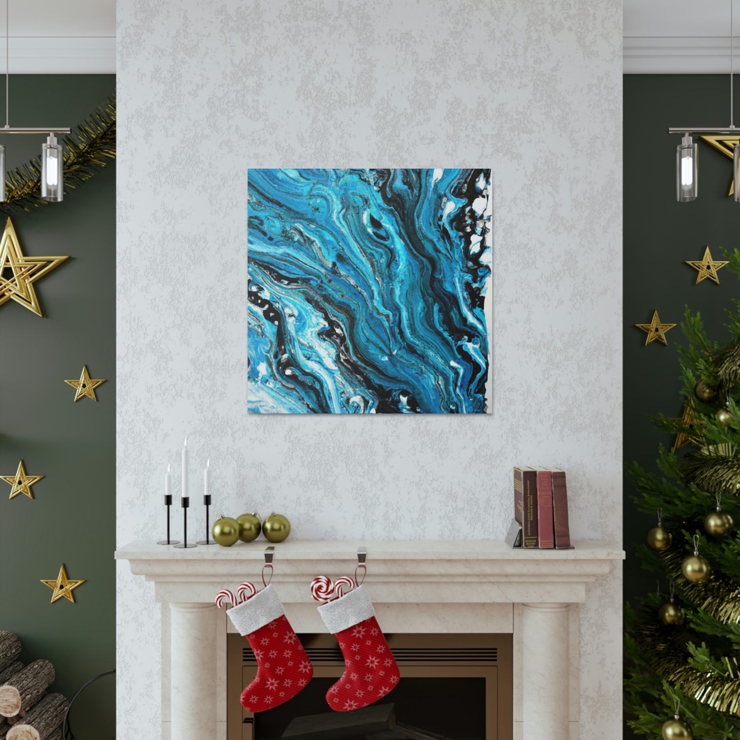 Celestial Cobalt - Canvas