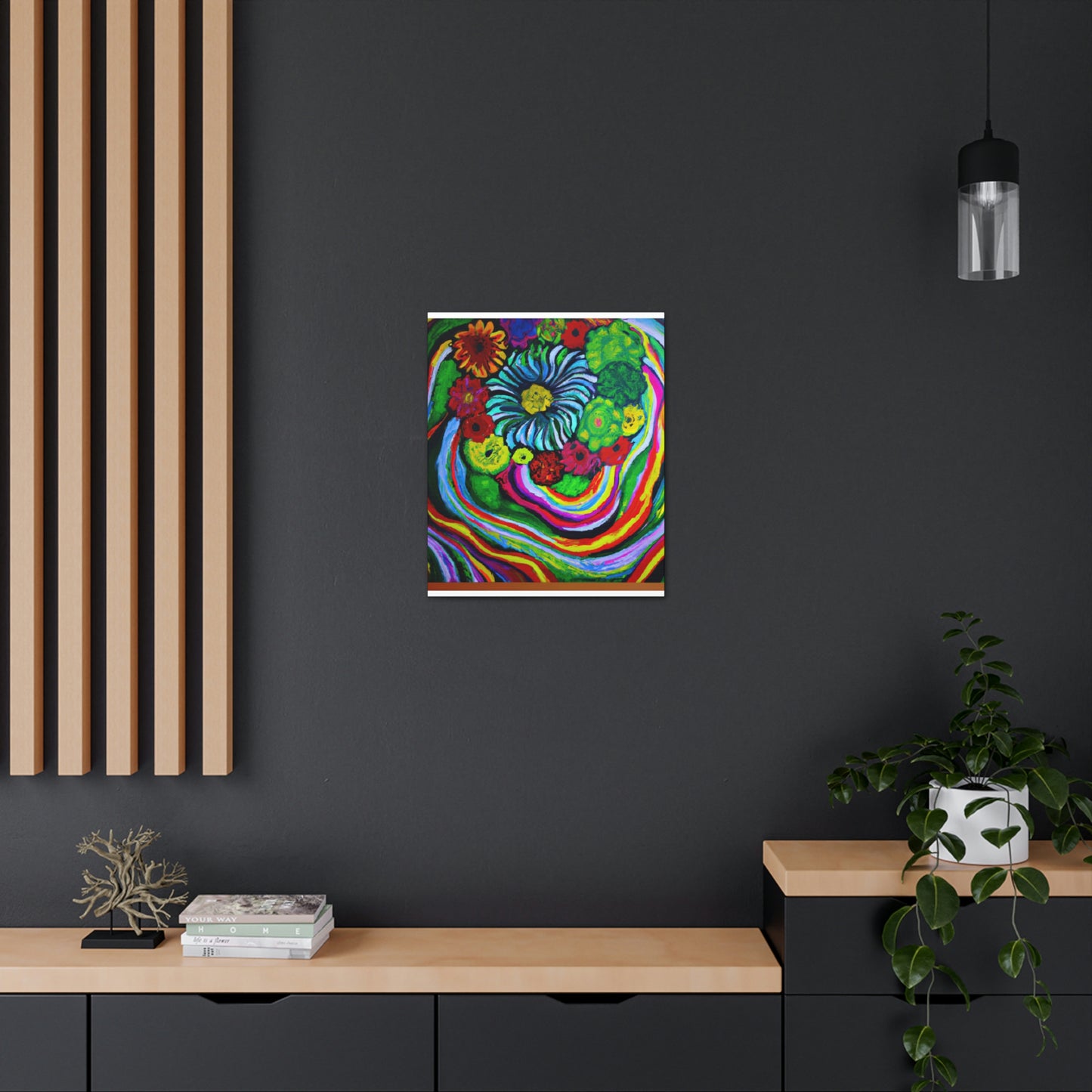 Vivid Blooms. - Canvas