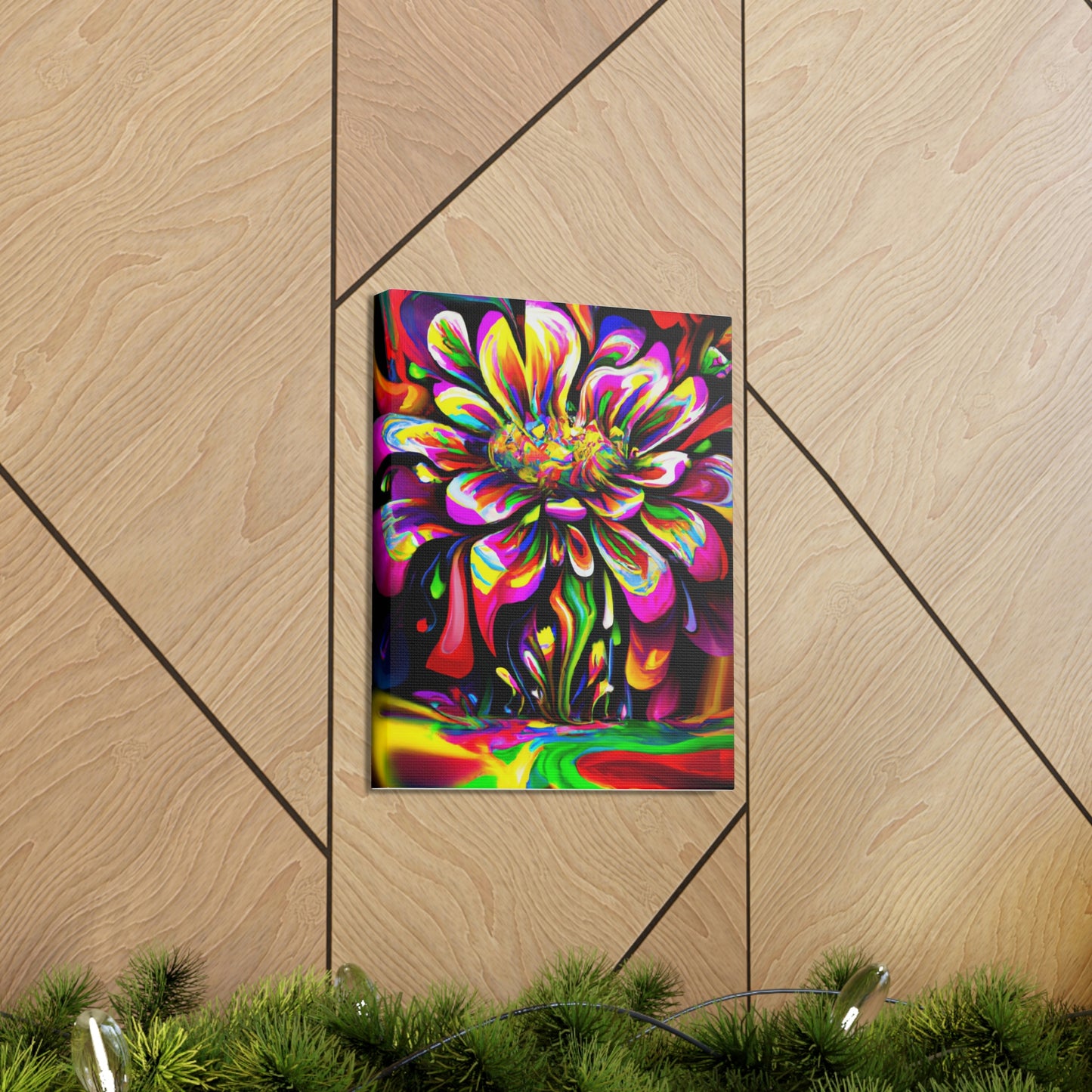 Groovy Bloom. - Canvas