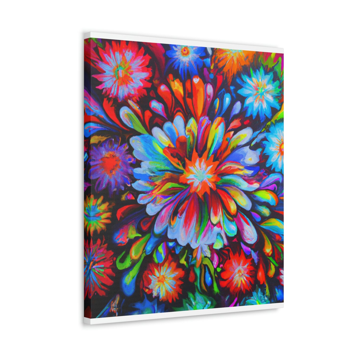 Vivid Floralscape. - Canvas