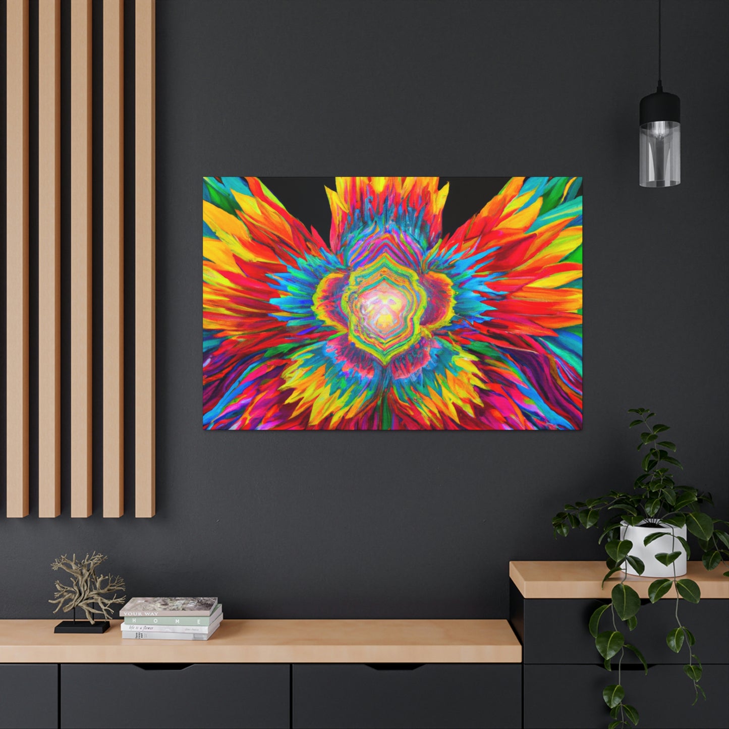 Vivid Botanica. - Canvas