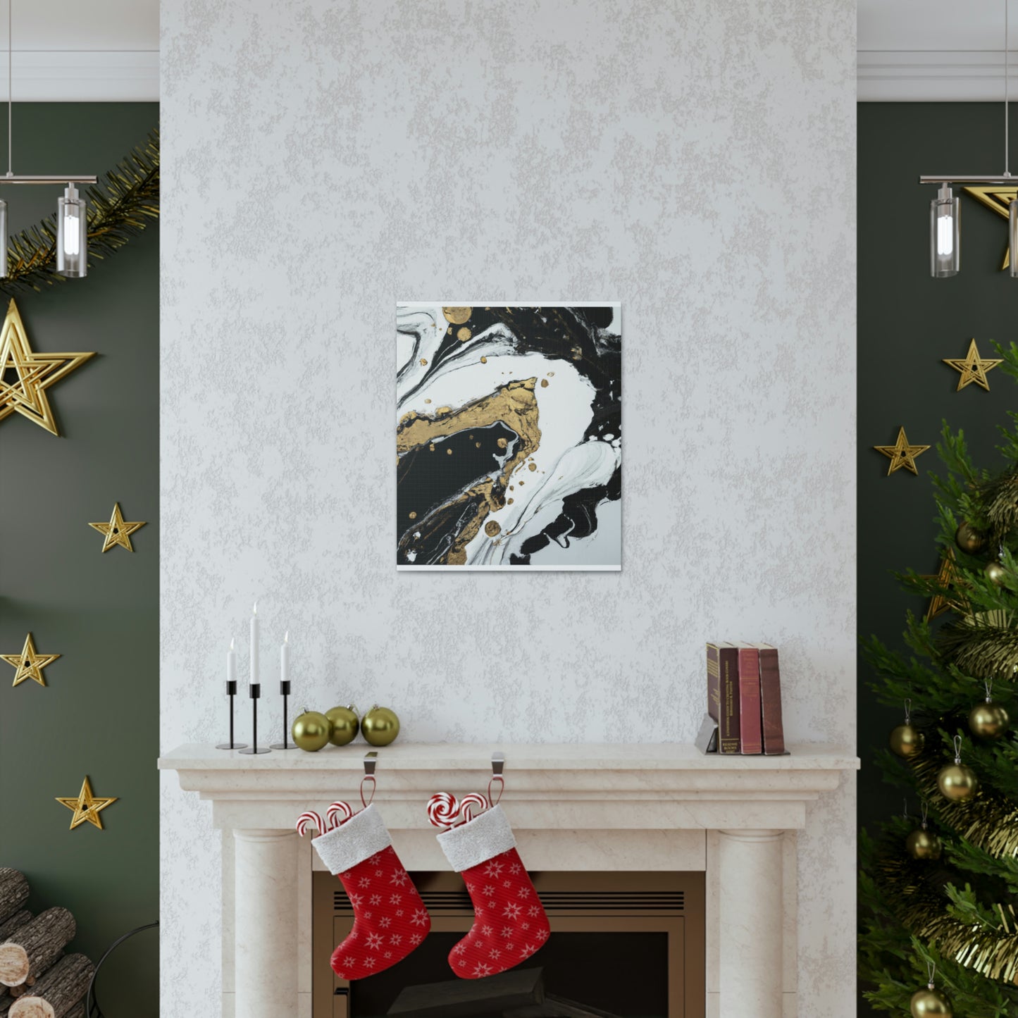 Opulent Splatter Luxe - Canvas