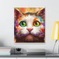 Feline Floral - Canvas