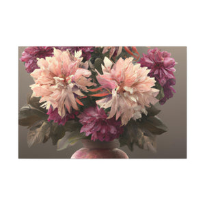 "Floral Finesse Art" - Canvas