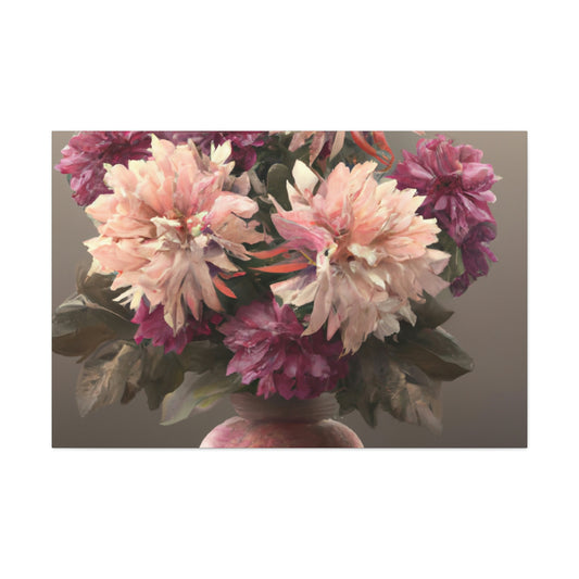 "Floral Finesse Art" - Canvas