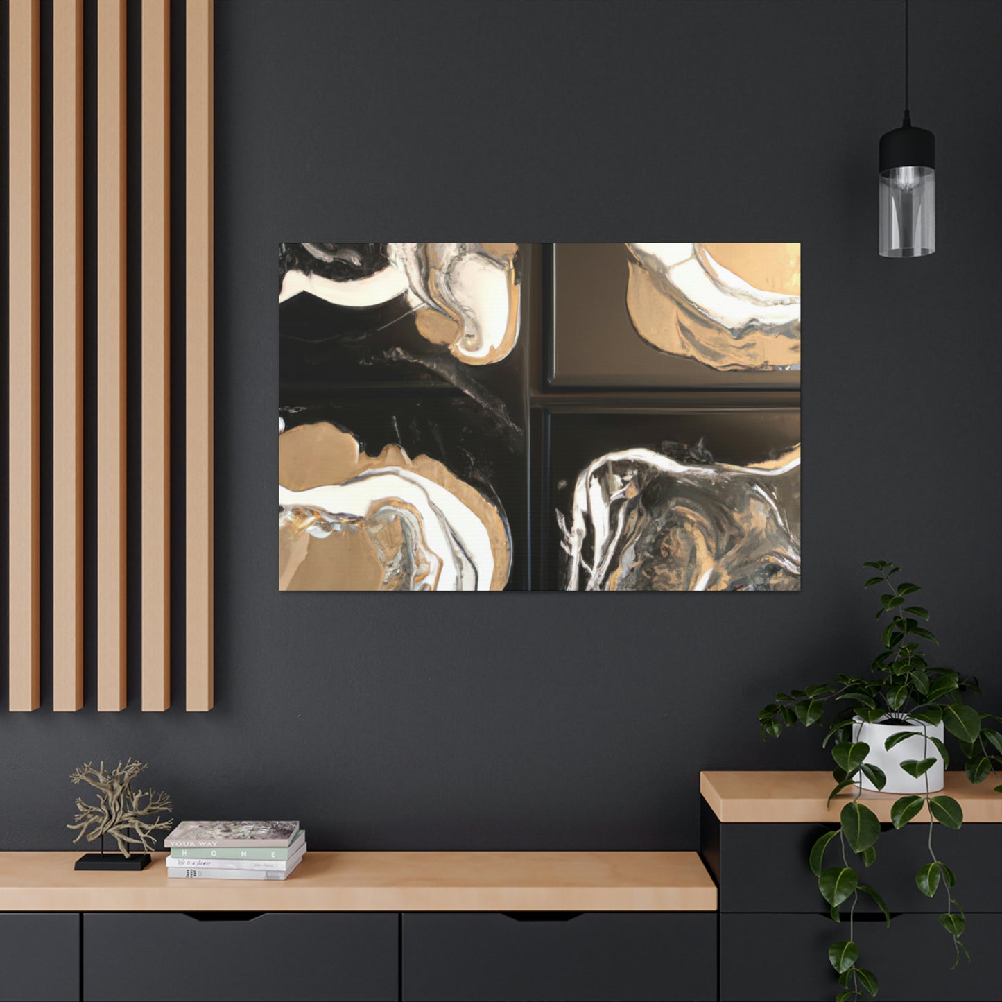 Midnight Luxury Glitz - Canvas
