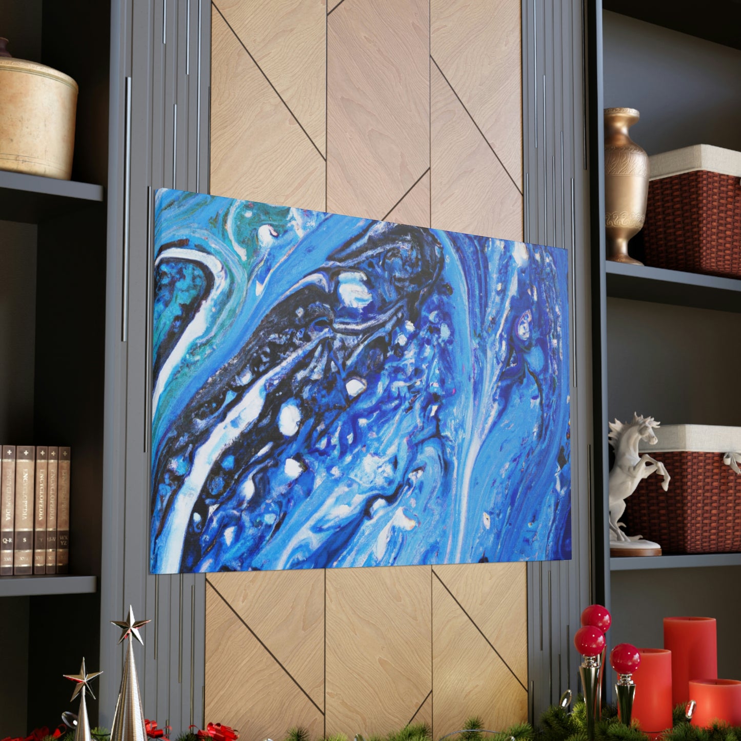 "Aqua Bliss" - Canvas