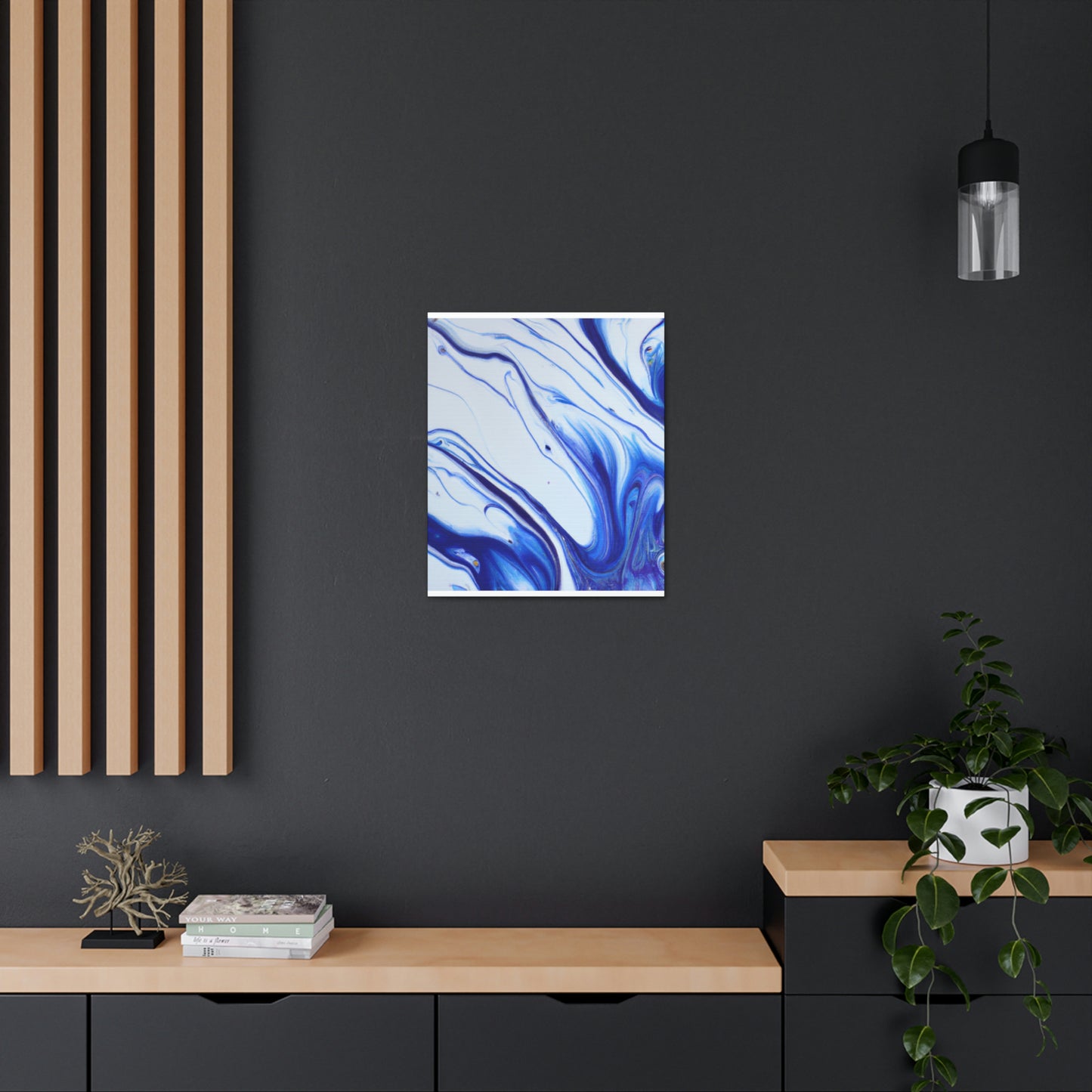 Aqua Sky. - Canvas