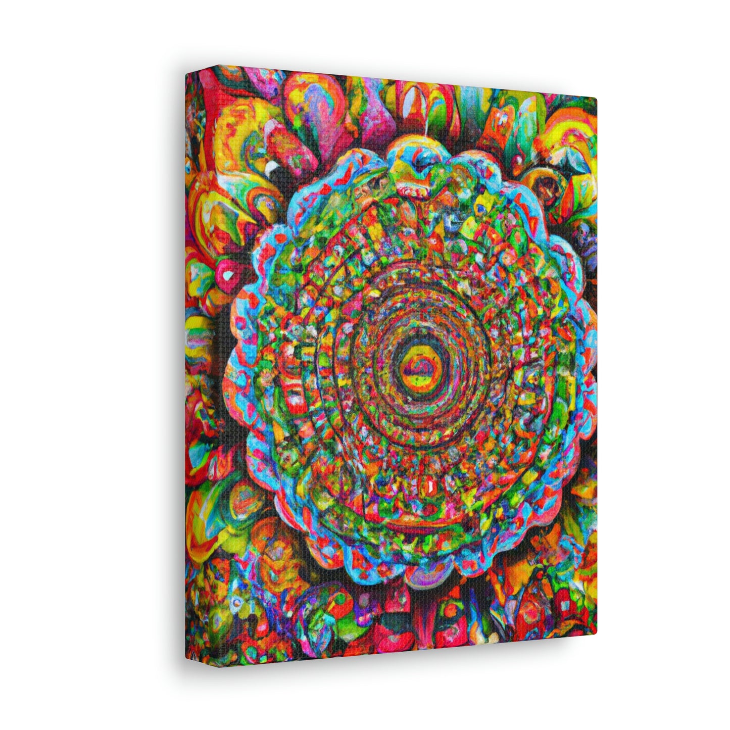 Psychedelic Bloom. - Canvas