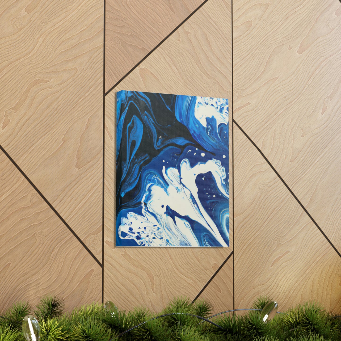 Blue Flux - Canvas