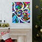 Psychedelic Bloom. - Canvas