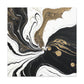 Golden Flux Flow. - Canvas