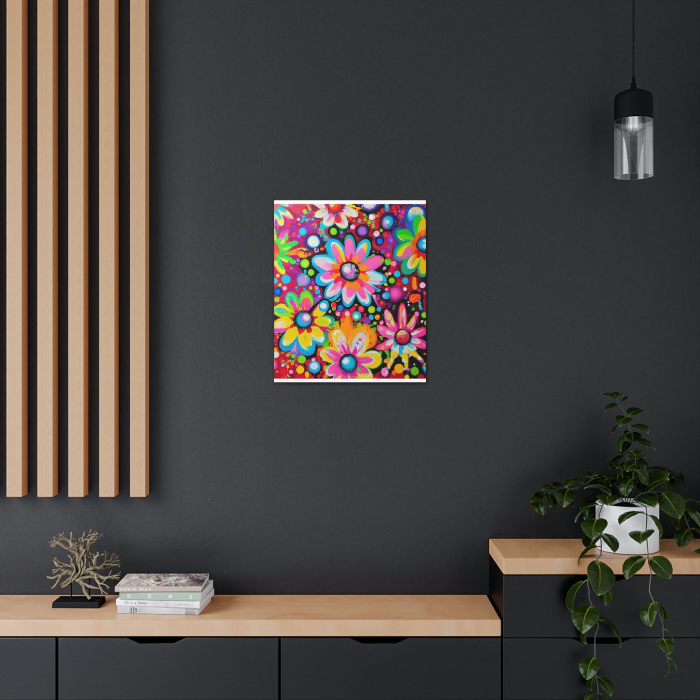Vibrant Bloom. - Canvas