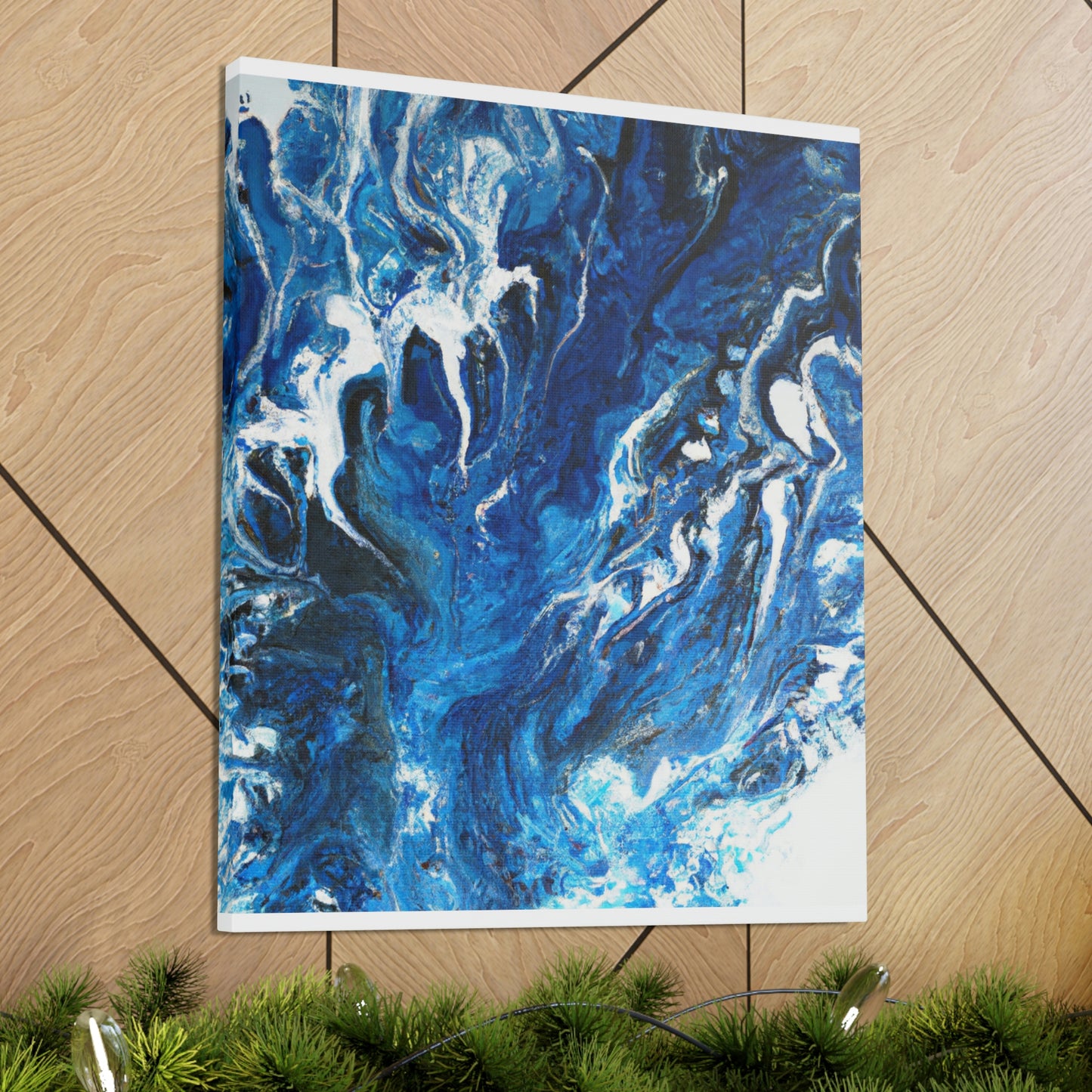 Aqua Tide. - Canvas