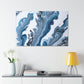 Blue Whirl - Canvas