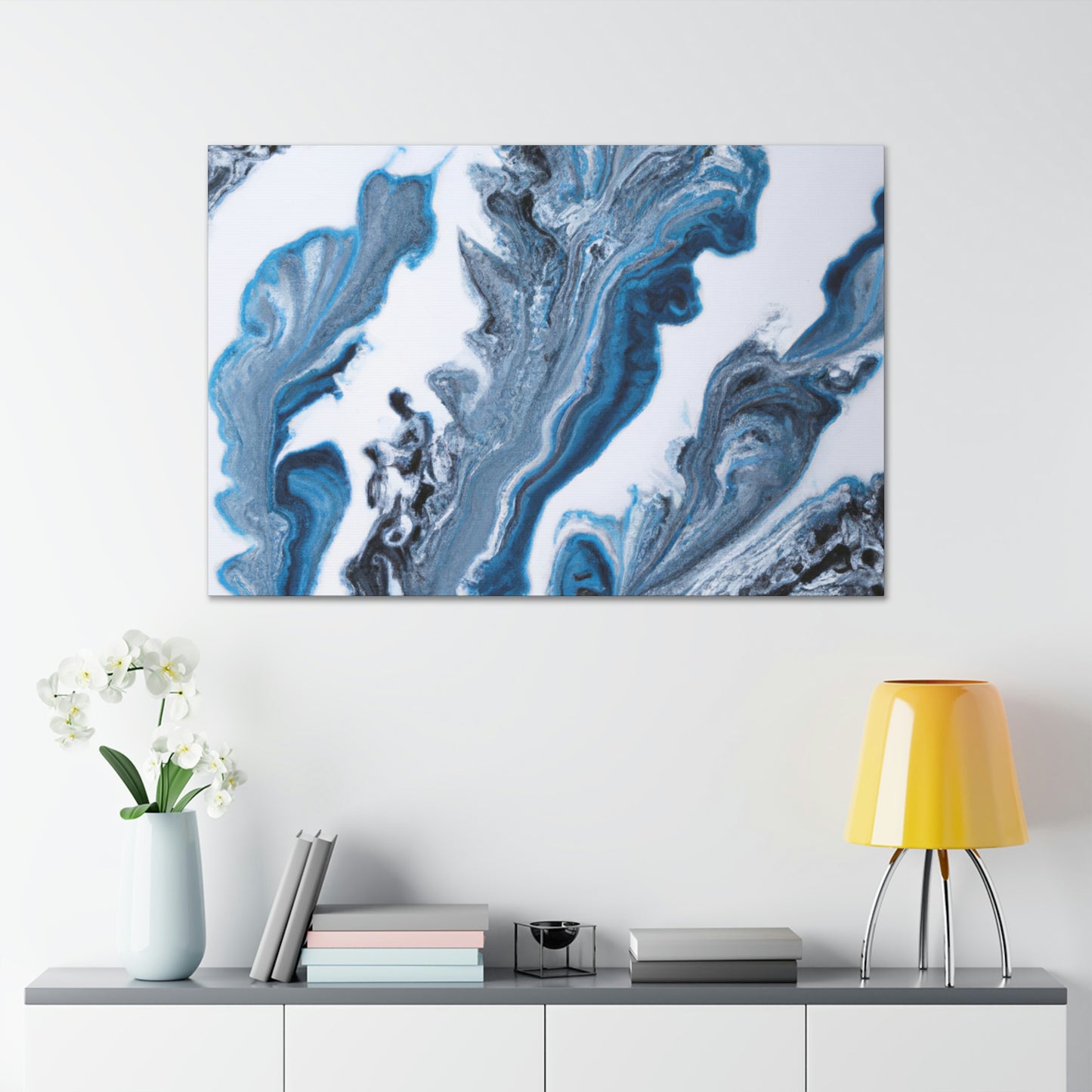 Blue Whirl - Canvas