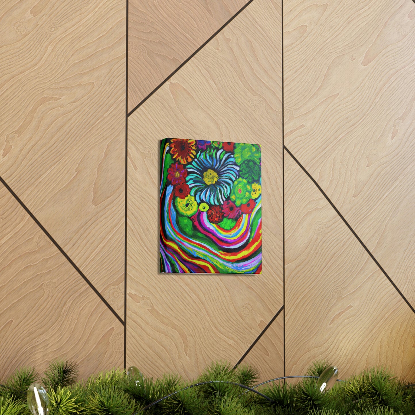 Vivid Blooms. - Canvas