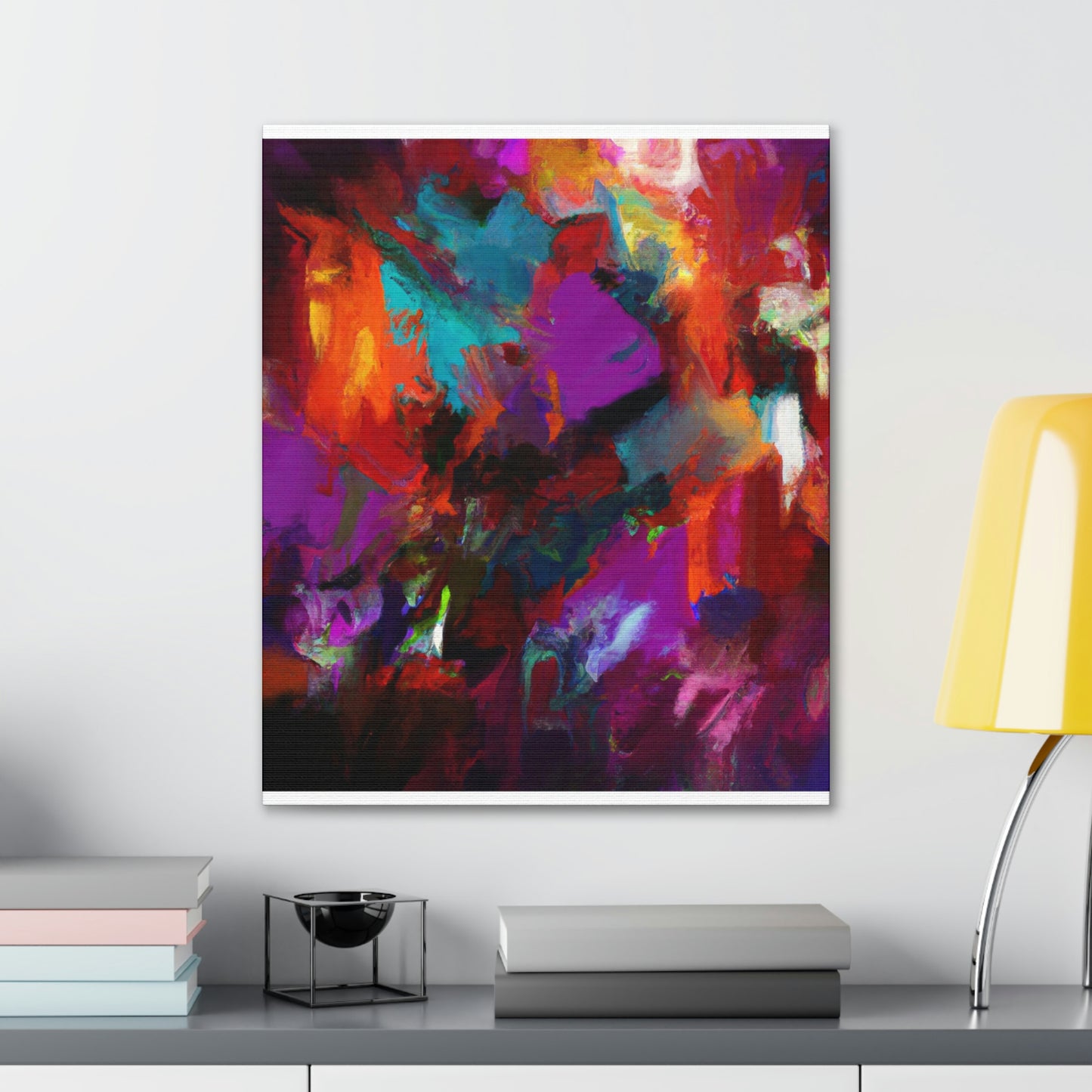 "Color Cascade" - Canvas