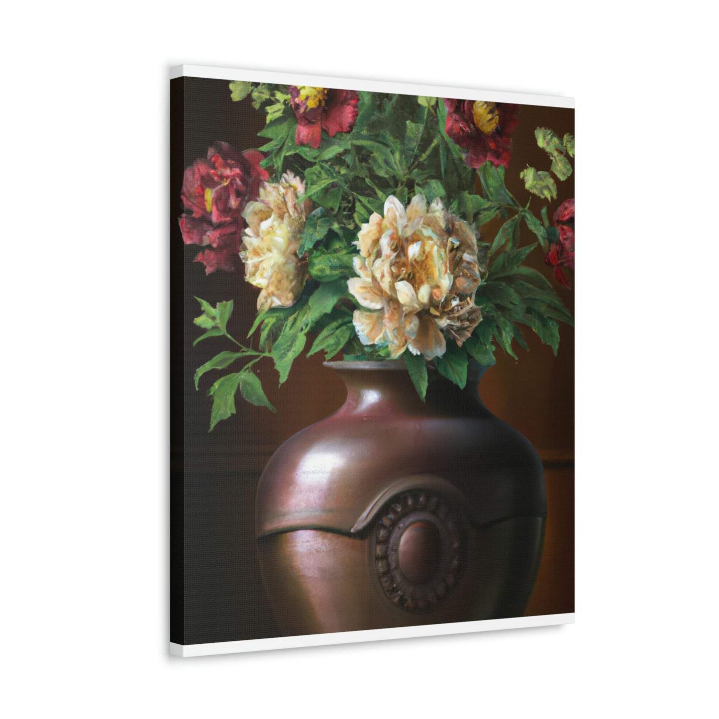 Vase Palette Flourish - Canvas