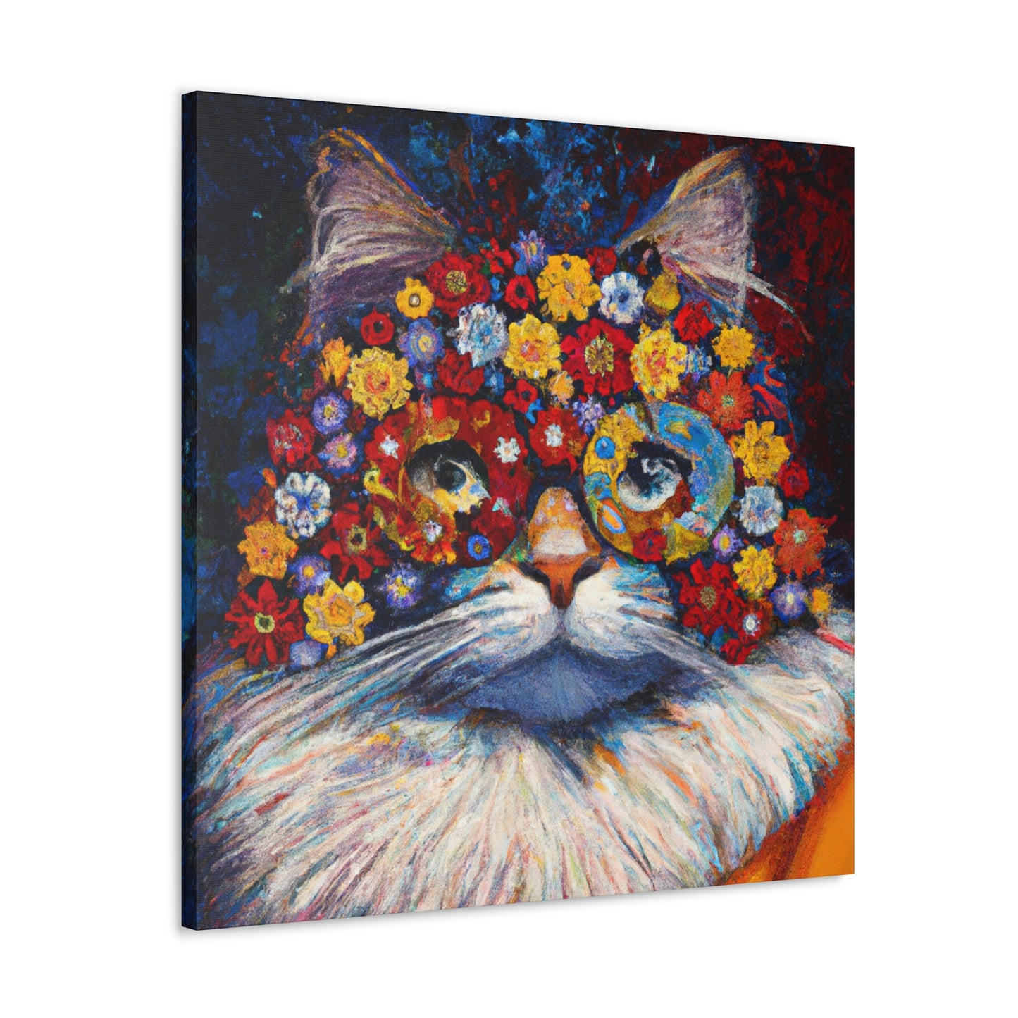 "Feline Vibrance" - Canvas