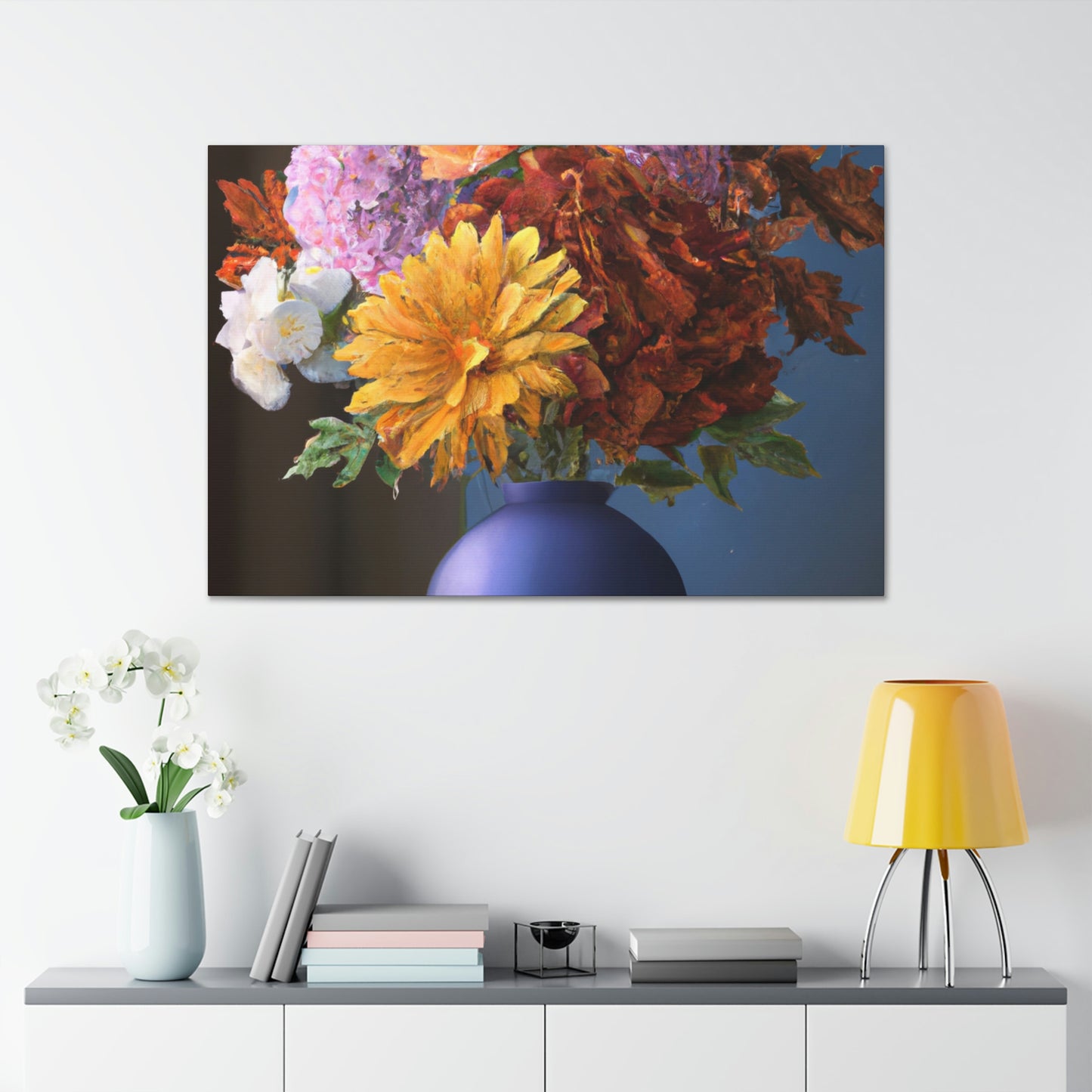 Floral Bloom Brilliance - Canvas