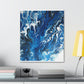 Aqua Tide. - Canvas