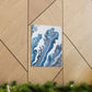 Blue Whirl - Canvas