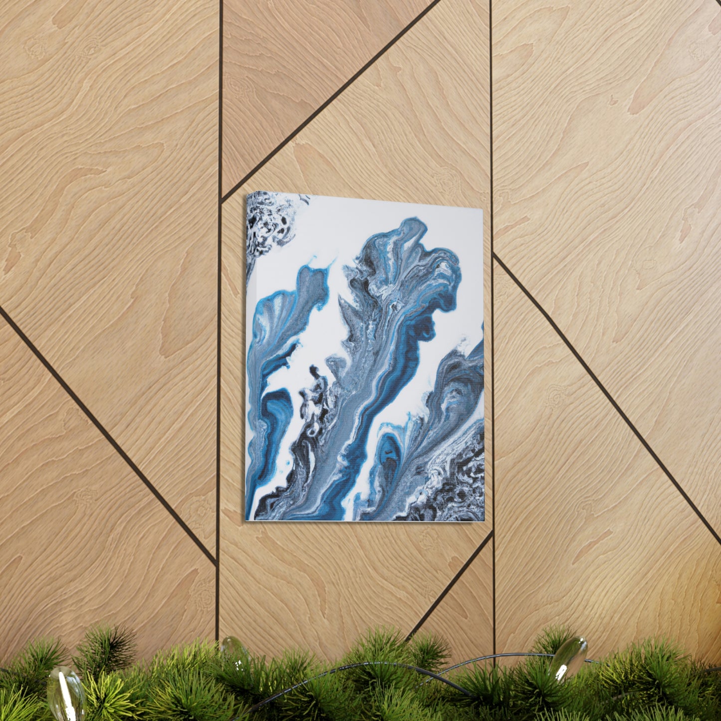 Blue Whirl - Canvas