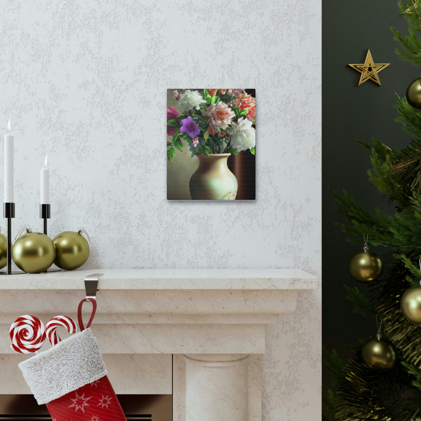 Floral Enchantment. - Canvas