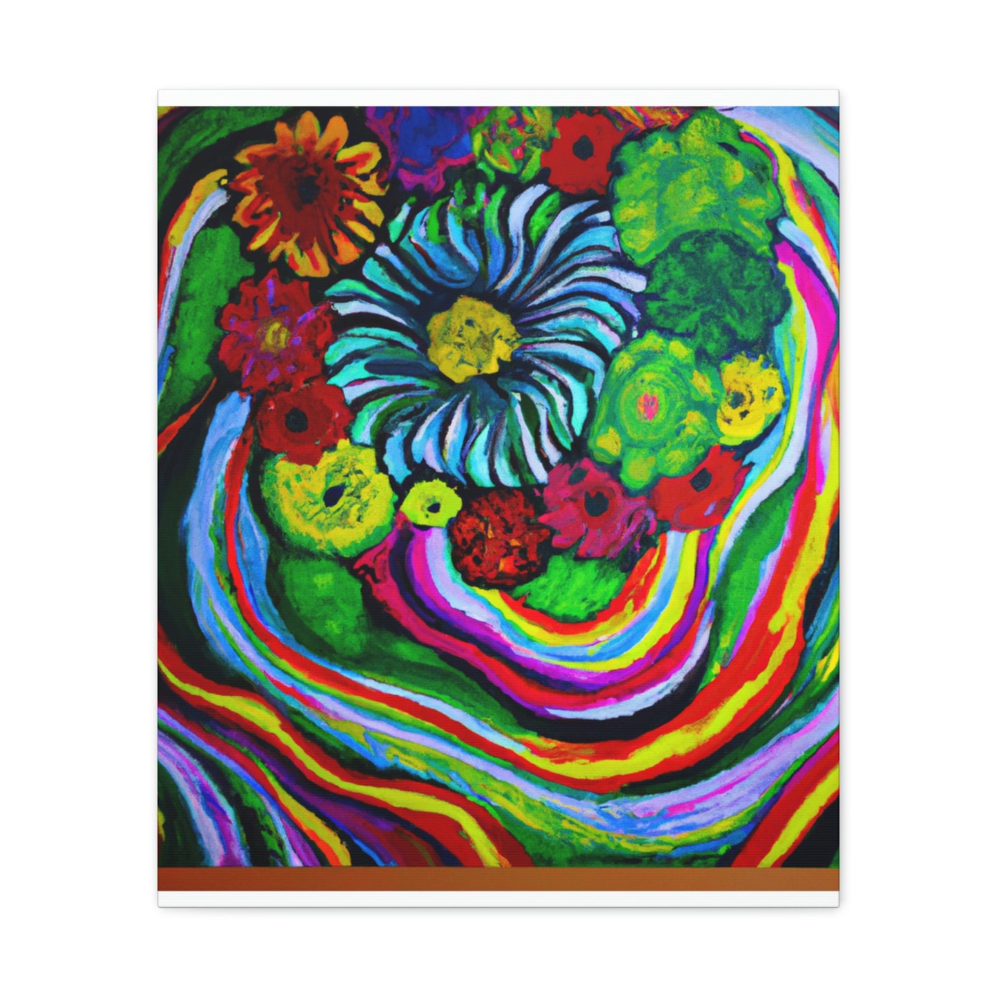 Vivid Blooms. - Canvas