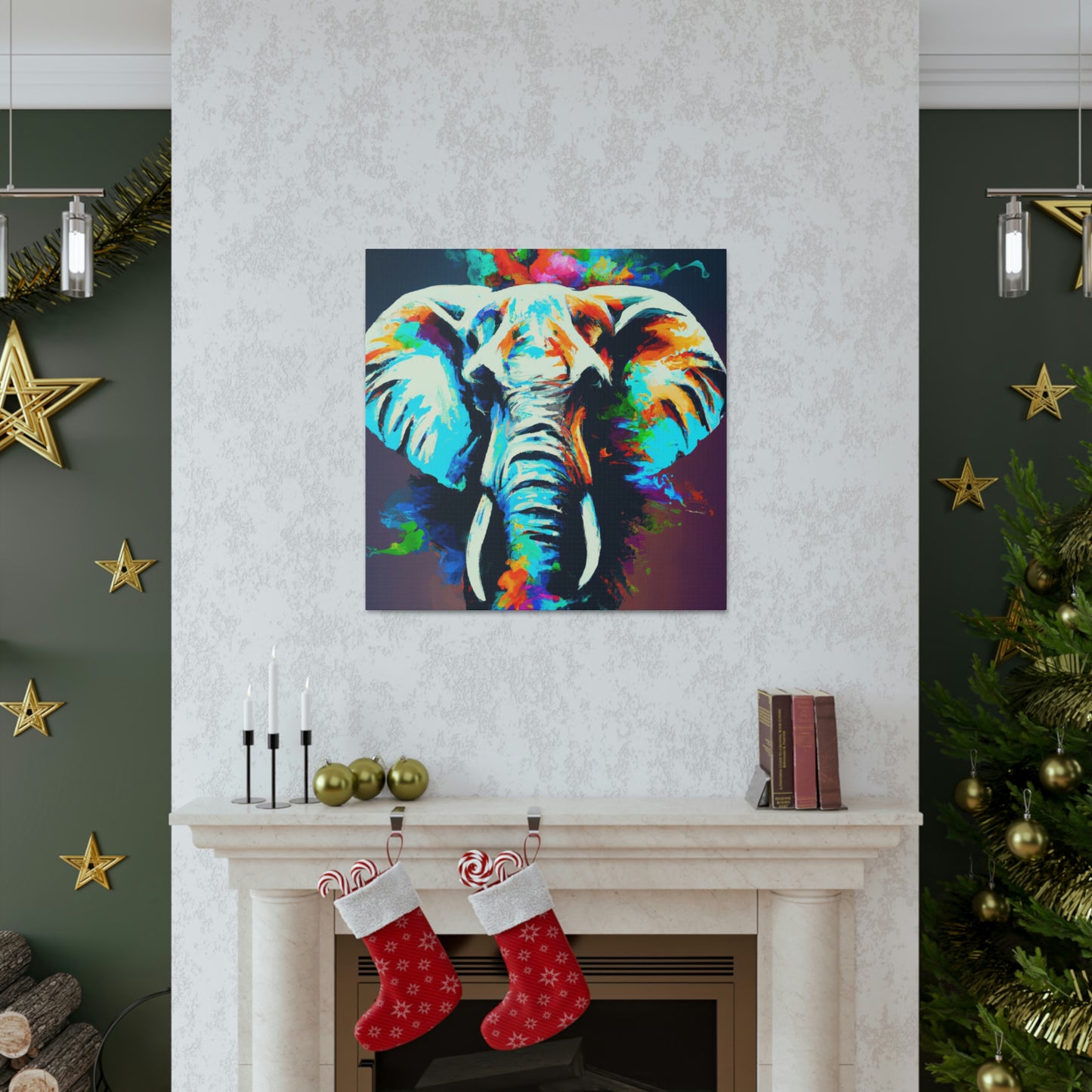 Rainbow Trunk. - Canvas