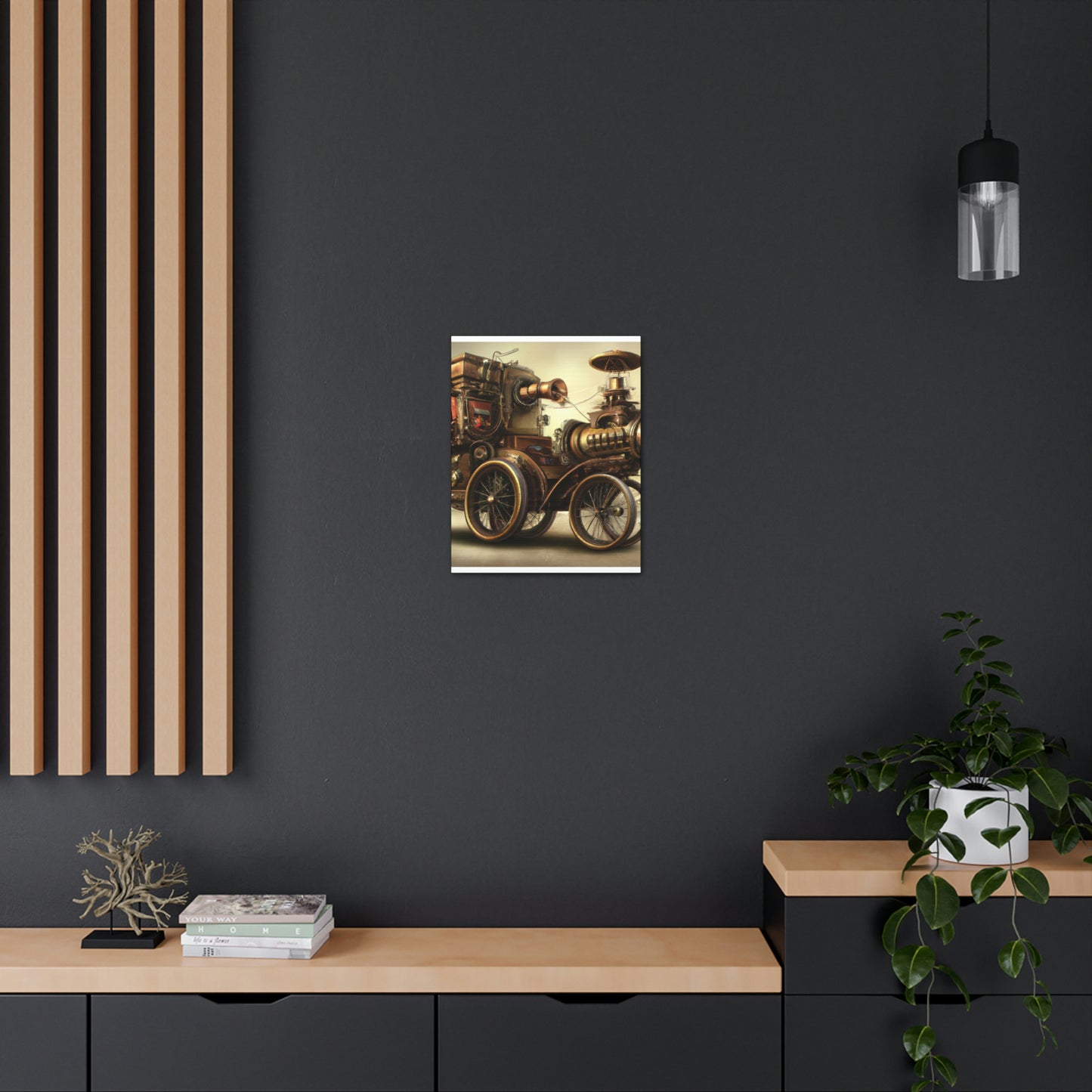 Steampunk Motor. - Canvas