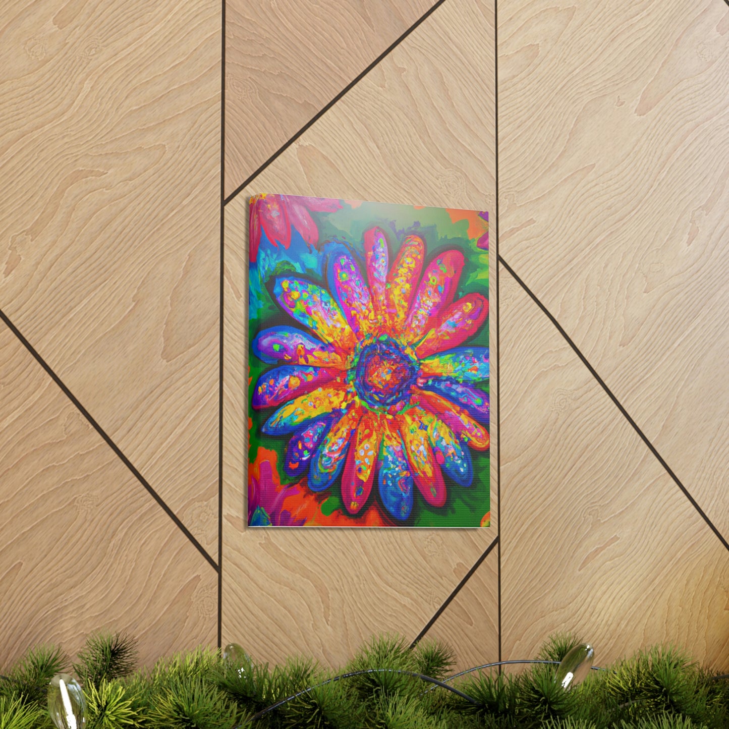 Vivid Blooms. - Canvas