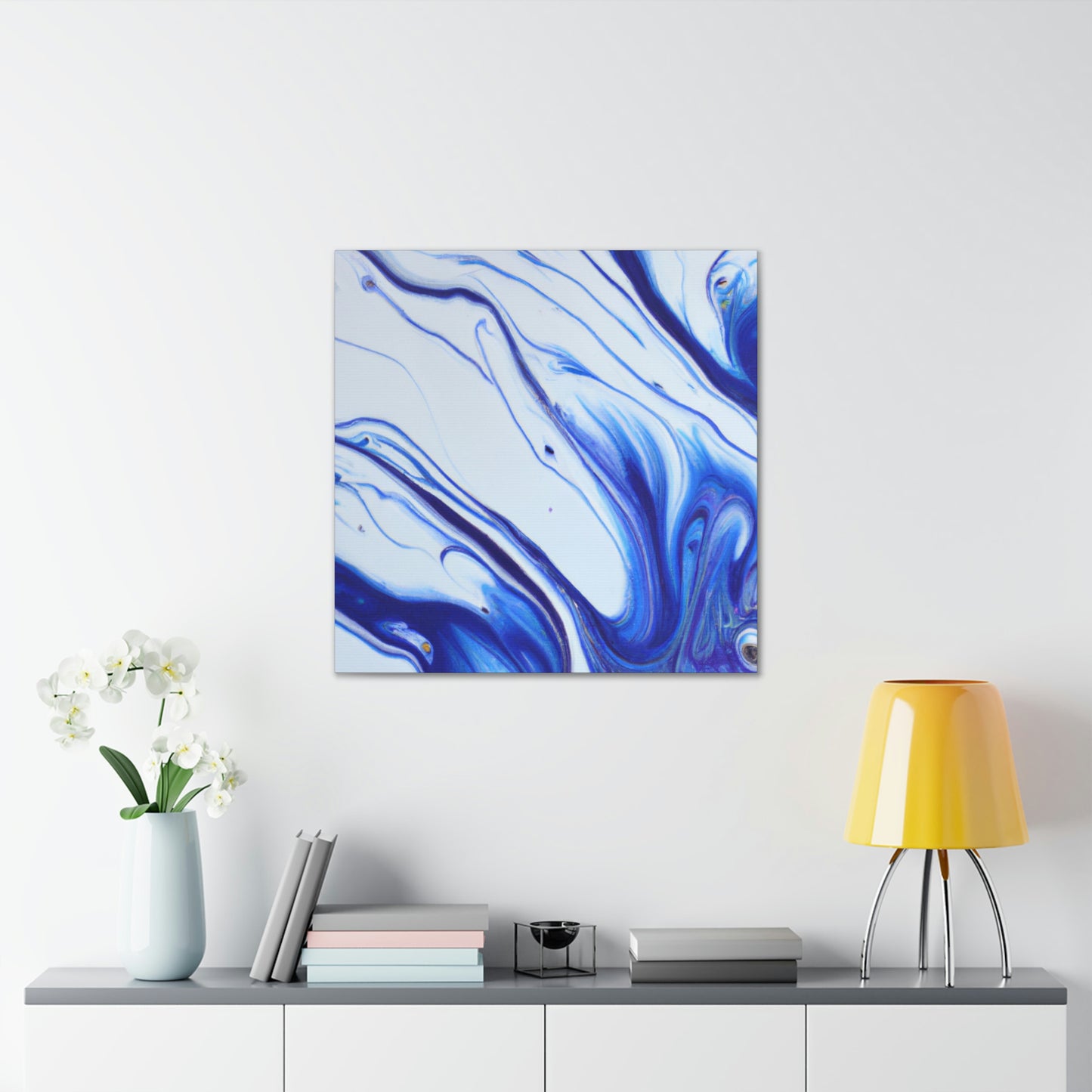 Aqua Sky. - Canvas