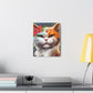 Feline Flora - Canvas