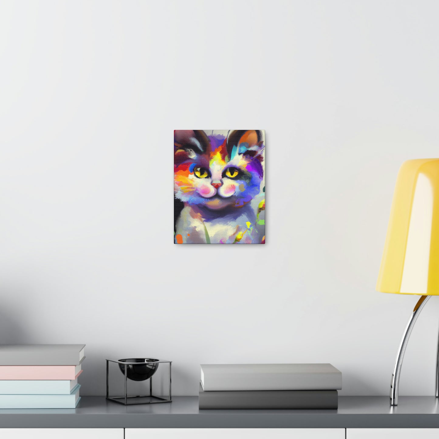 "Fur Florals" - Canvas