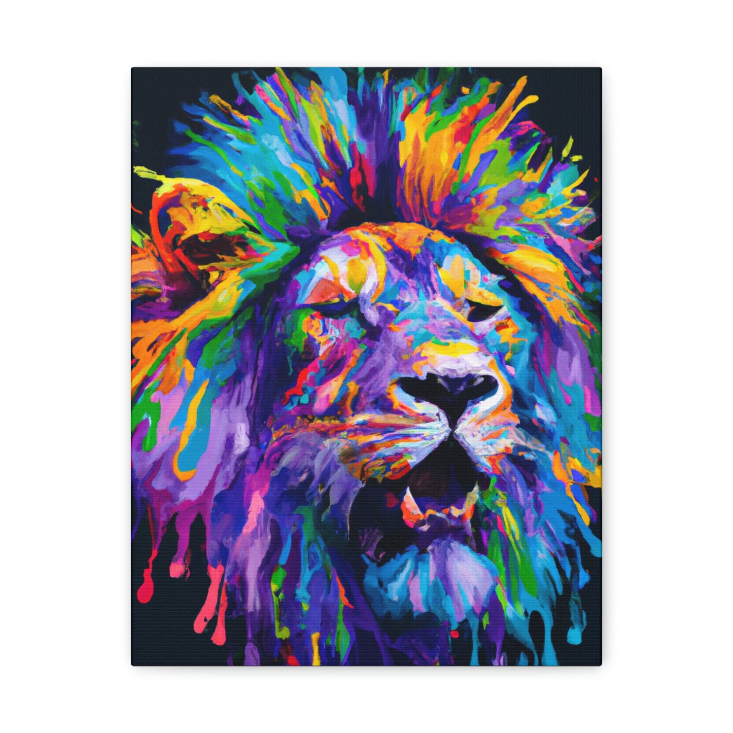 Lion Prismatic - Canvas