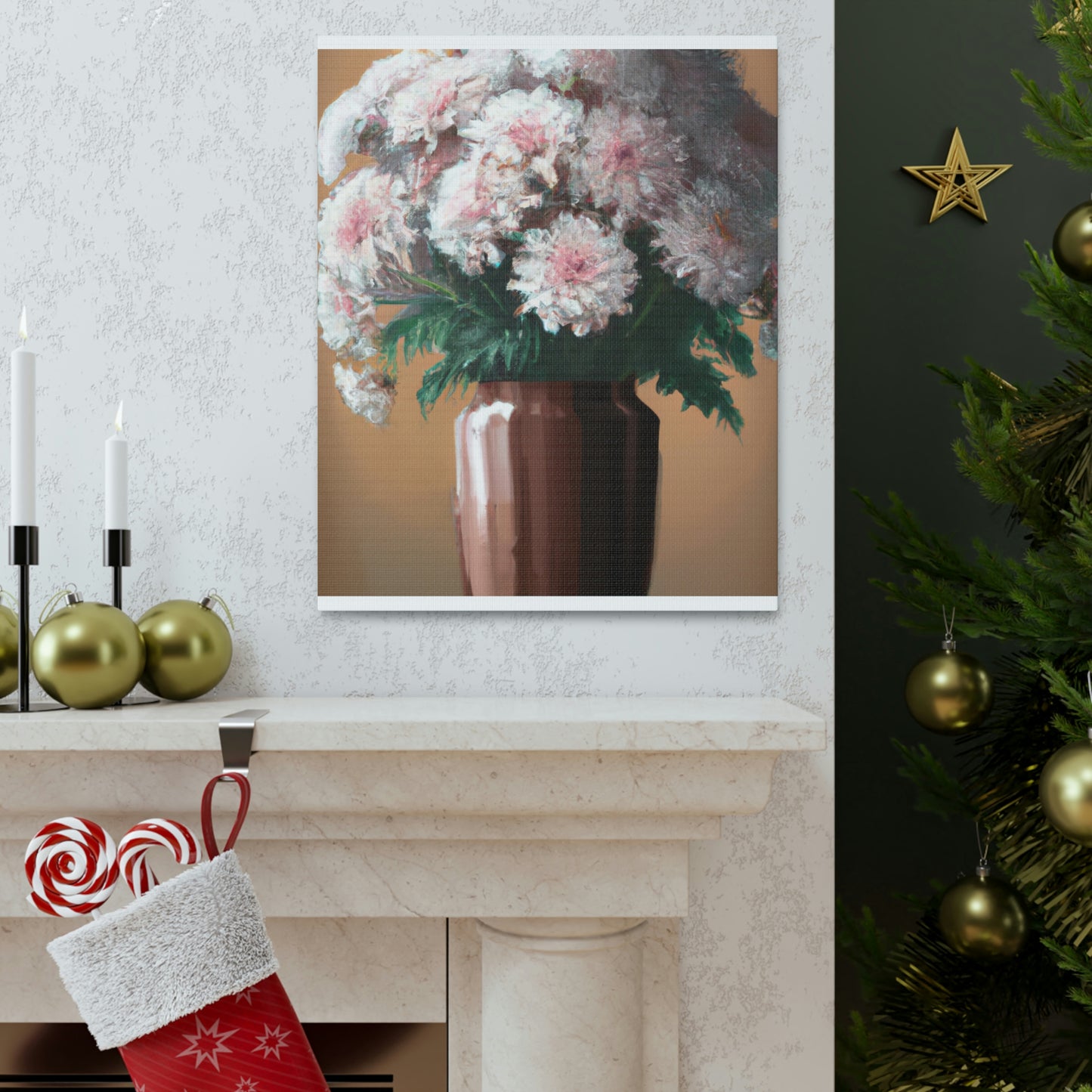 Floral Plushness. - Canvas