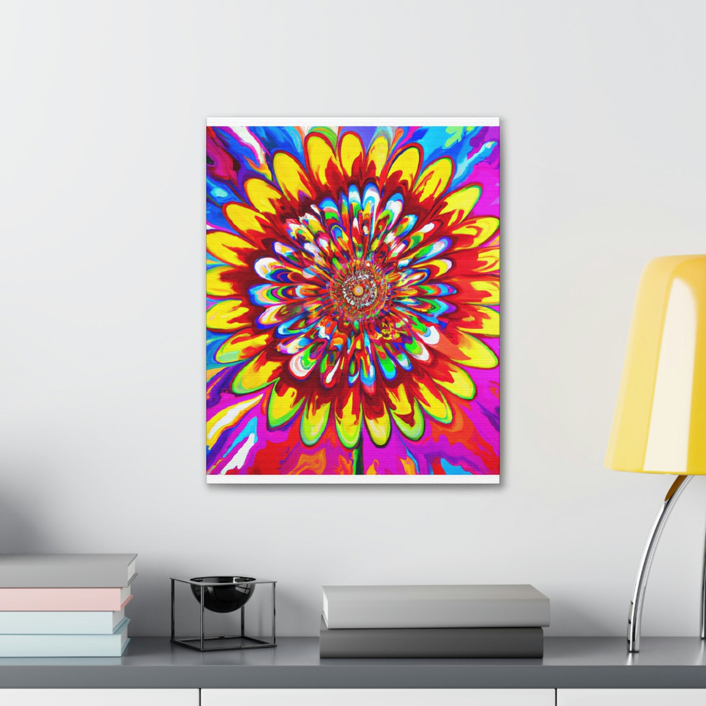"Vivid Plume" - Canvas