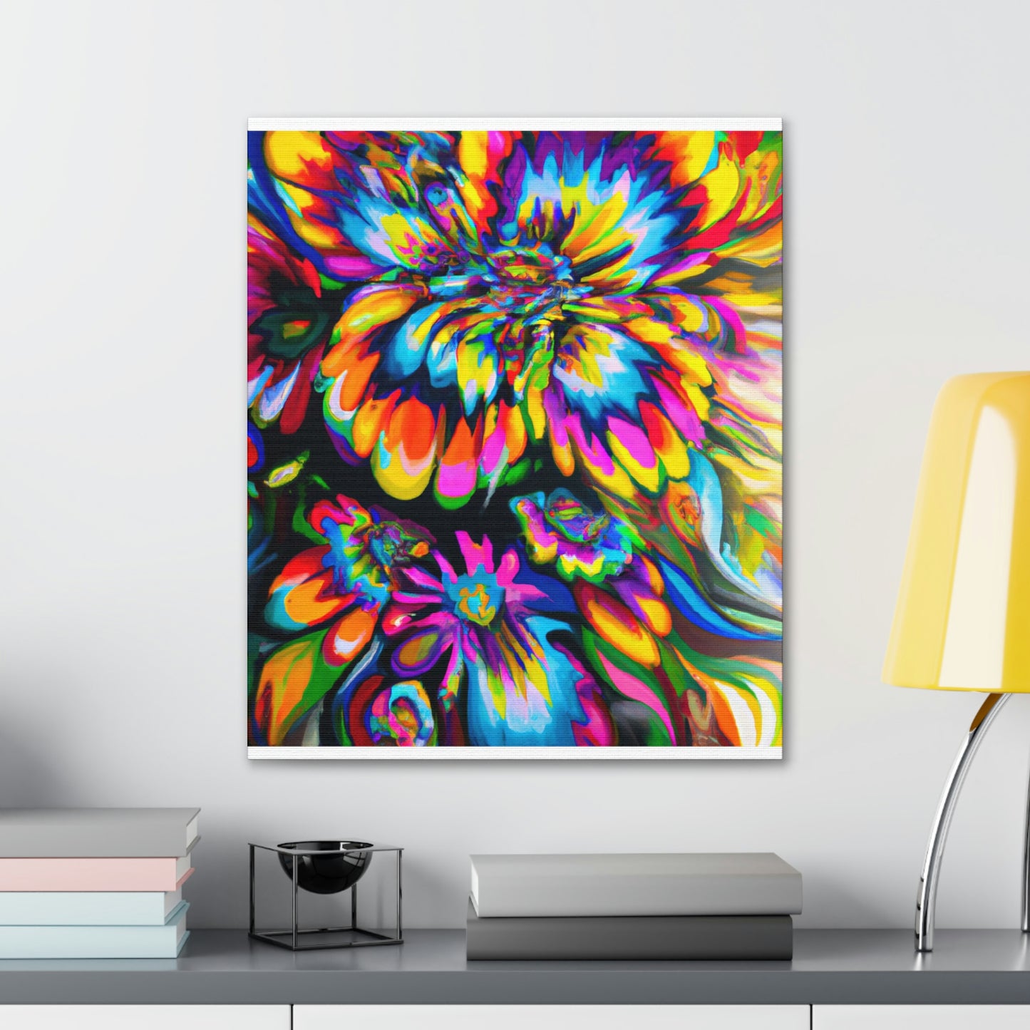 Joyful Bloom. - Canvas
