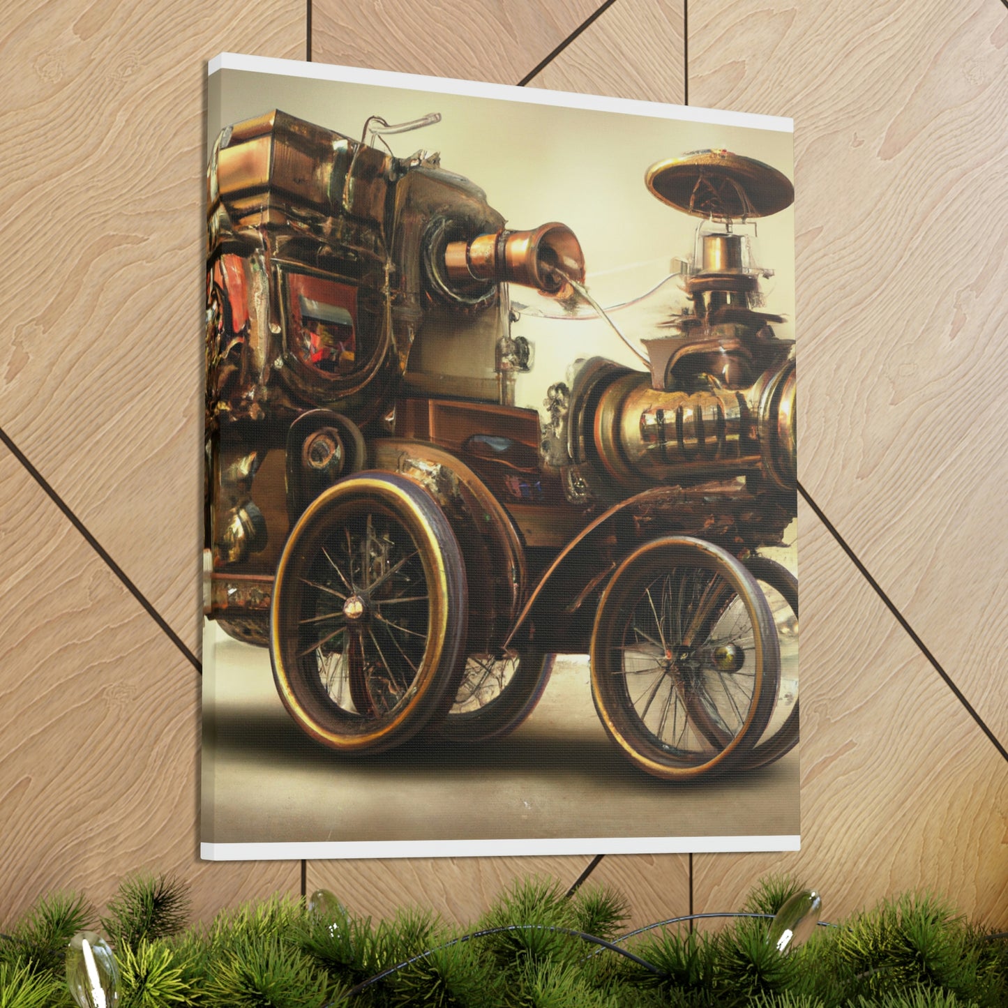 Steampunk Motor. - Canvas