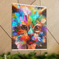 "Floral Feline" - Canvas