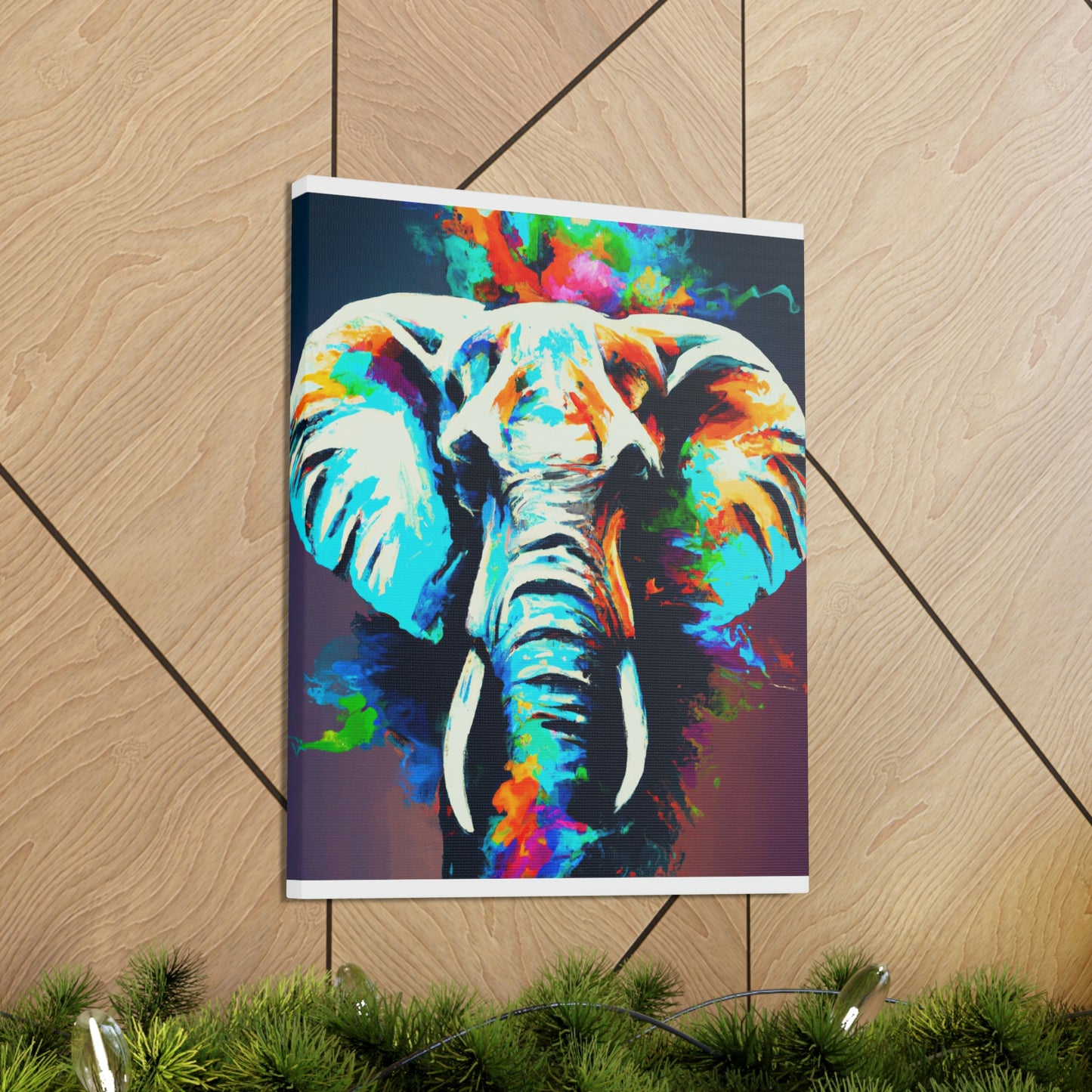 Rainbow Trunk. - Canvas