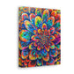 Psychedelic Bloom. - Canvas