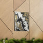 Gold Fluid Cascade. - Canvas