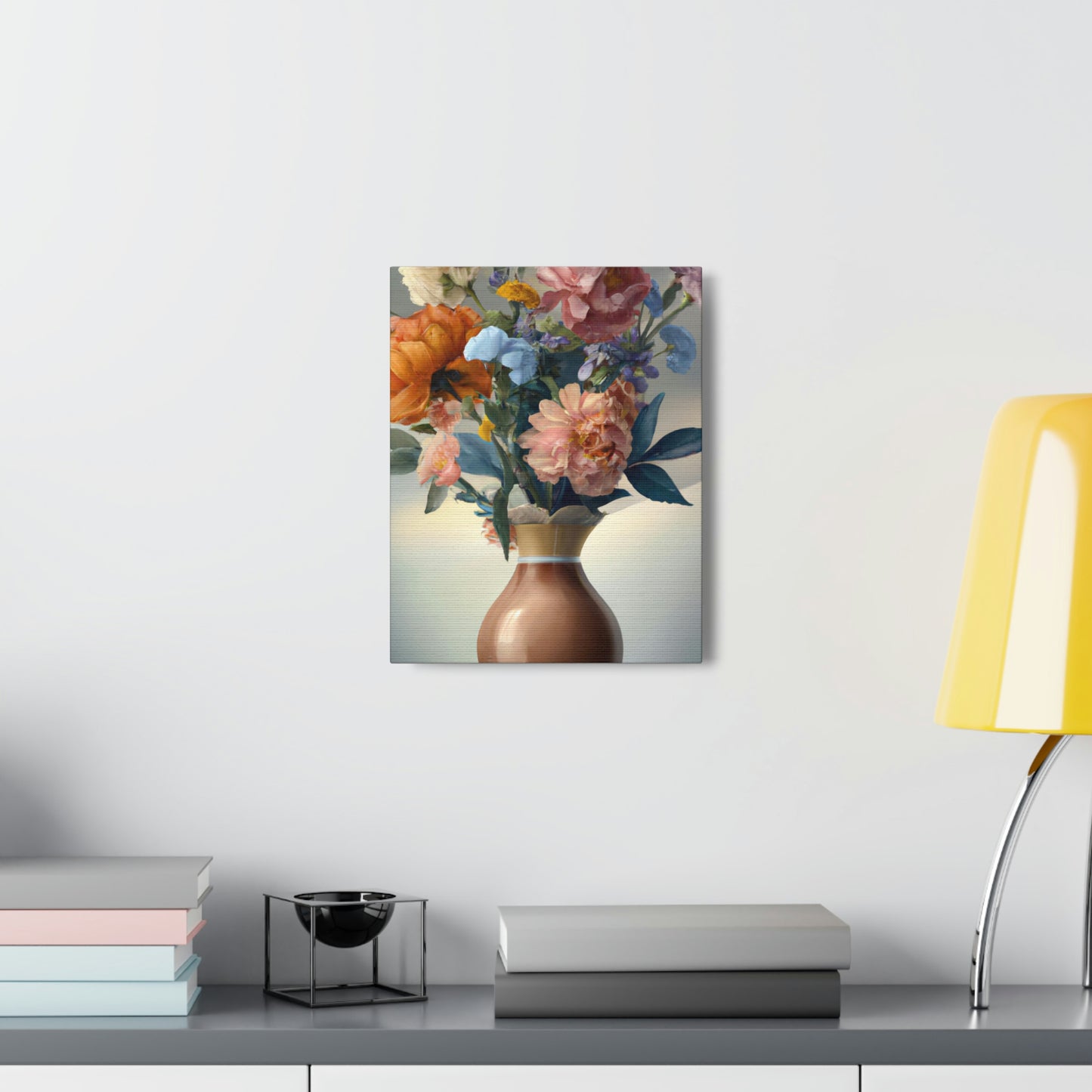 Blooming Floral Splendor. - Canvas