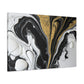 Golden Splatter Mosaic - Canvas