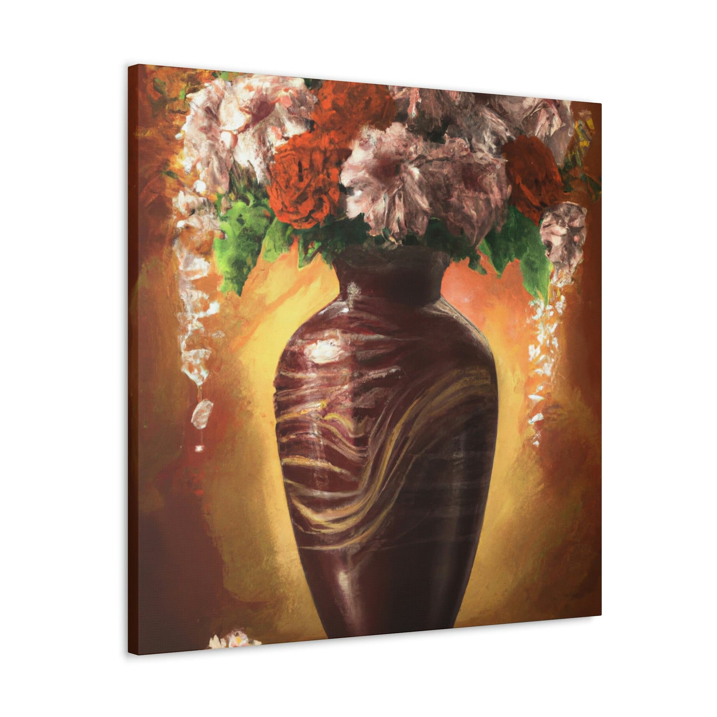 Floral Marvel Scene - Canvas